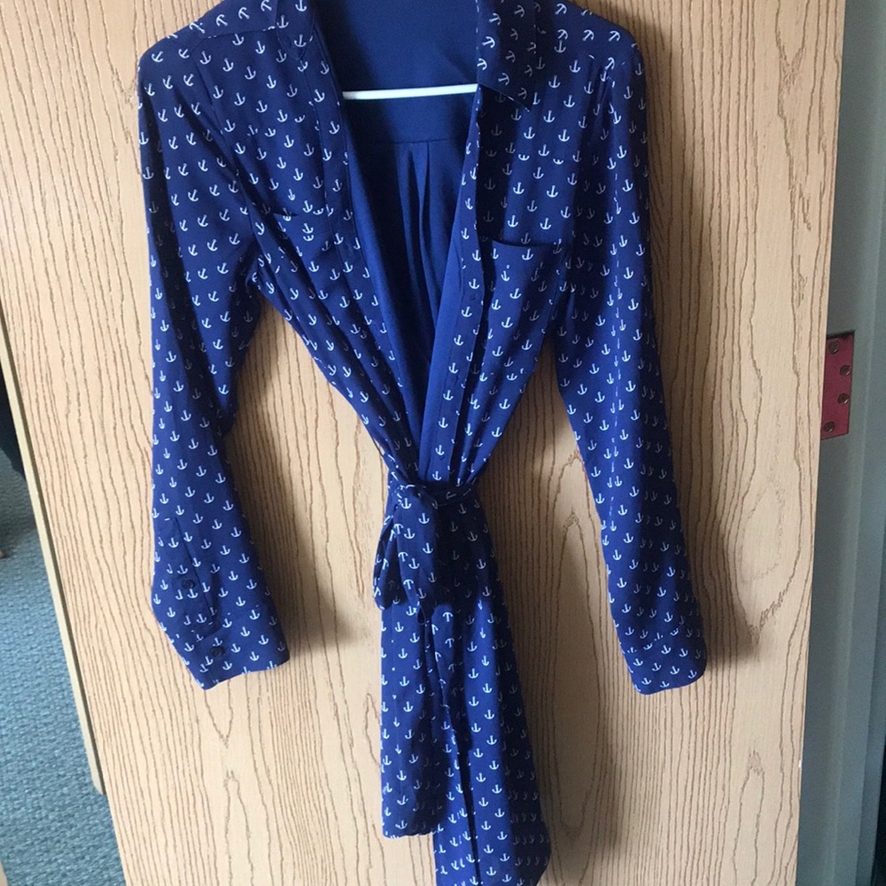 Blue Anchor Dress